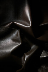 leather samples of different textures for tailoring.