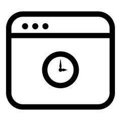 Editable windows ui icons vector illustrations