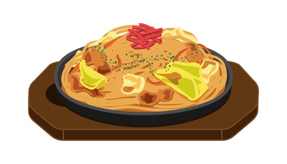 焼きうどん・鉄板