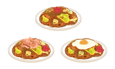 焼きそばのセット