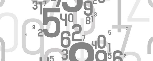 abstract background with numbers	
