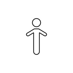 Men’s room icon. WC symbol modern, simple, vector, icon for website design, mobile app, ui. Vector Illustration