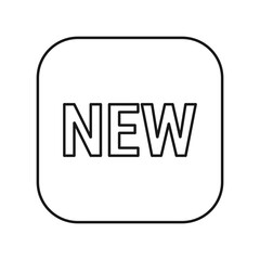 New button icon. Multimedia symbol modern, simple, vector, icon for website design, mobile app, ui. Vector Illustration