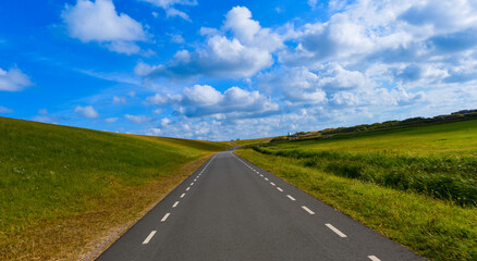 Zeeweg Huisduinen-Den Helder in der niederländischen Provinz Nordholland