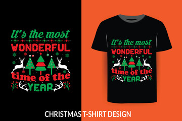 Obraz premium Christmas awesome t-shirt design