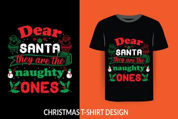 Christmas awesome t-shirt design