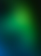 Fondo abstracto con suave degradado de luz en tonos azules y verdes
