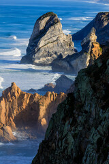 Cabo da Roca is the most western point of continental Europe. Rugged rocks, high cliffs and the vast Atlantic ocean make it a much sought out location