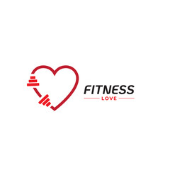 Love fit Fitness Logo Template