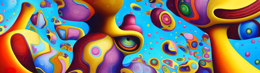 Obraz premium Artistic concept painting of a beautiful texture with simple shape