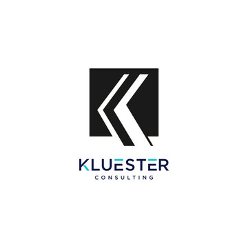 Web k logo initials design isolated vector illustration