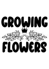 growing flowers