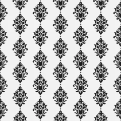 Poster Classical old damask seamless pattern ornament royal victorian luxury pattern © TANBIR