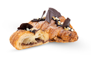 Croissant isolated on transparent png