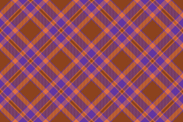 Fabric seamless vector. Textile plaid check. Tartan texture pattern background.