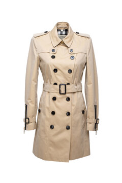 Women's coat on an invisible mannequin