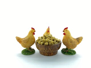 Concept, Enzyme and Digestibility for Animal Farm Feed Quality, Improvement meat and egg Production, presentation, brochures flyer designs, table, data research