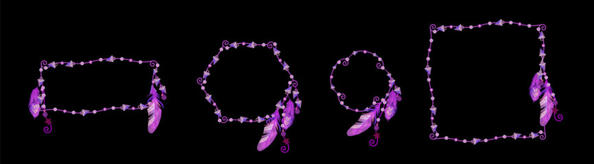 Collection of vector frames