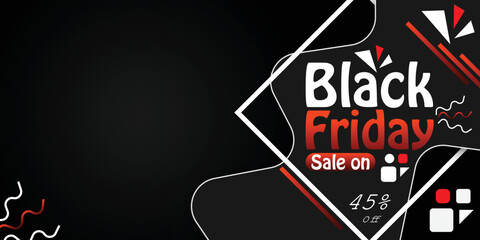 Black Friday sale promotion background design