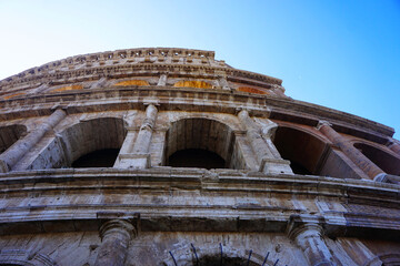 Naklejka premium exterior of colosseum, Rome, Italy