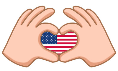 Fototapeta premium usa flag