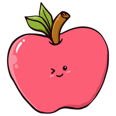 object apple cute illustration