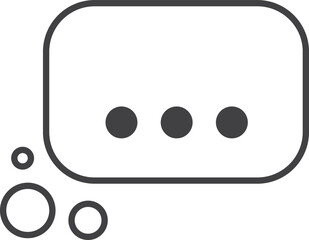 Message boxes and chats illustration in minimal style