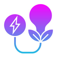 Production Glyph Gradient Icon