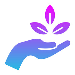 Natural Resources Glyph Gradient Icon