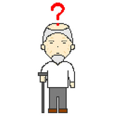 Grandpa doesn't understand pixel art