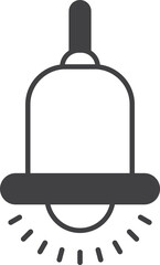 bell illustration in minimal style