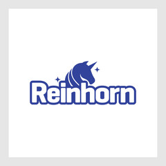 Unicorn logo design vector.Unicorn Logo Modern Design Template