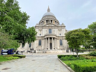 London in the UK in June 2022. A view of St Pauls Cathedral