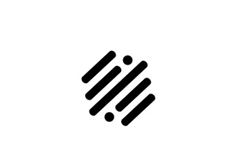 Obraz premium initial letter logo S with lines and dots initial company icon business logo background illustration