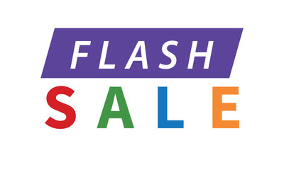 Vector Flash sale banner template