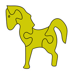 horse shaped puzzle toy