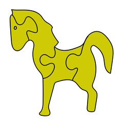 horse shaped puzzle toy