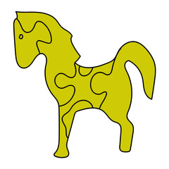 horse shaped puzzle toy