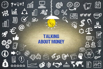 talking about money	
