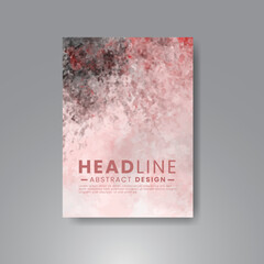 cards with bright colorful vector watercolor background. Design for your date, postcard, banner.