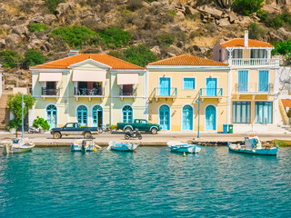 Colourful Houses of Poros