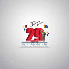 Vector illustration of happy Mongolia independence day
