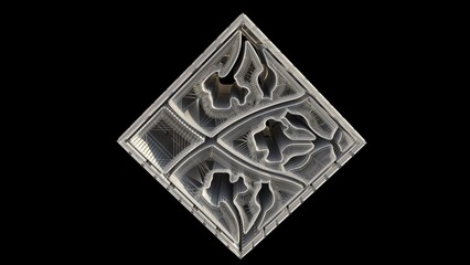 Fototapeta premium 3D Illustration of the façade of an architectural structure. Architects, Modelers, Builders, Planners, Artists, and Designers must see in highest dimensions for details in its structural buildup.