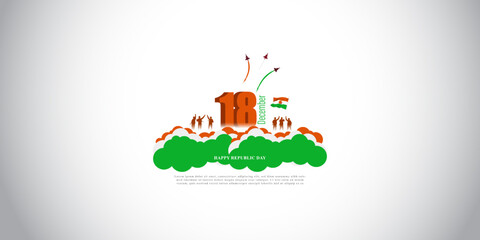 Vector illustration of happy Niger republic day
