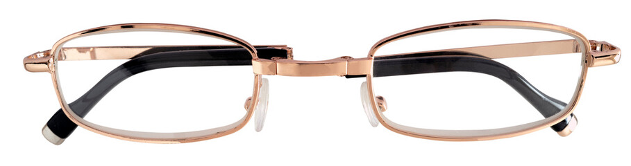 une paire de lunettes sur fond transparent