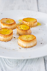 King oyster mushroom scallops