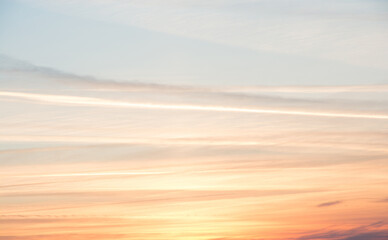 Fototapeta premium Dramatic sky at sunset, cloudscape