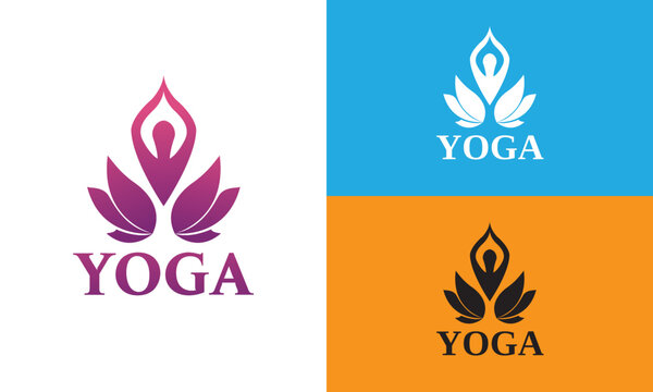 Peer De waarheid vertellen stuk Yoga Logo" Images – Browse 2,978 Stock Photos, Vectors, and Video | Adobe  Stock