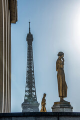 One more view of the Eifel tower from trocadero