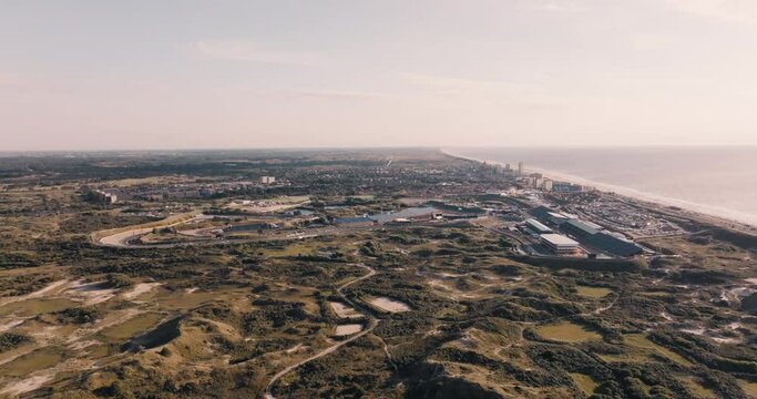 zandvoort circuit drone view